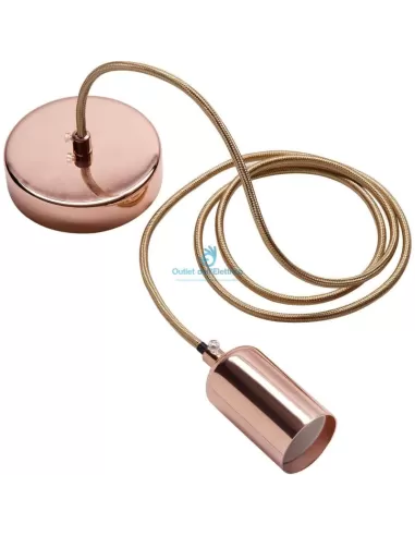 Wiva 31501123 Suspension métallique e27 brillante